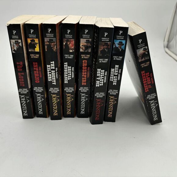 Lot Of 8 Paperback Books The Loner Series by J.A. Johnstone Pinnacle Western - Picture 1 of 5